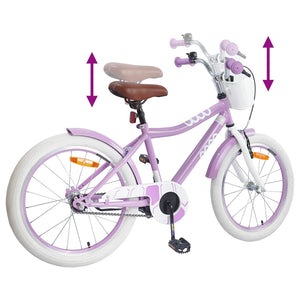 20 Zoll Kinderfahrrad Lila für 6-11 Jahre