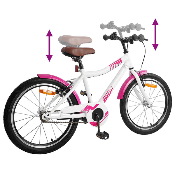 vidaXL Vélo pour enfant 24 pouces pour 8-12 ans Rose