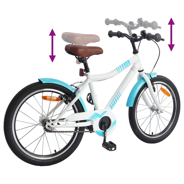 24 Zoll Kinderfahrrad Himmelblau, 8-12 Jahre