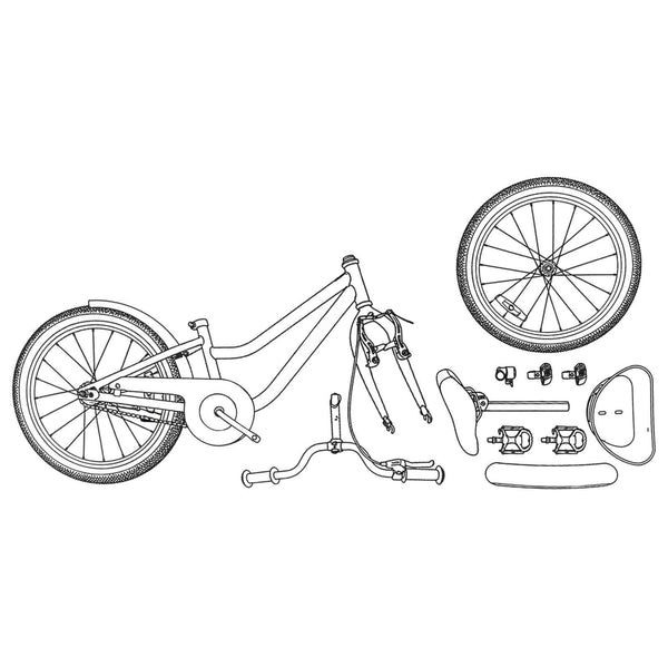 Kinderfahrrad 18 Zoll mit Stützrädern Rosa