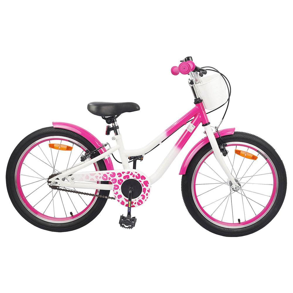 vidaXL Vélo enfant avec stabilisateurs 20 pouces pour 6-11 ans Rose