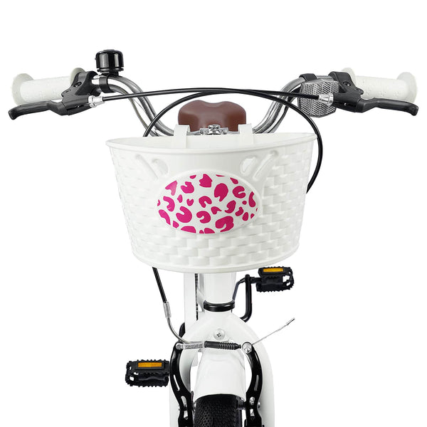 Kinderfahrrad 18 Zoll mit Stützrädern Weiß
