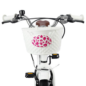 20 Zoll Kinderfahrrad mit Stützrädern Weiß