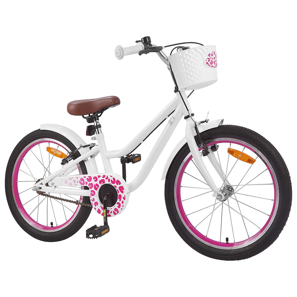 20 Zoll Kinderfahrrad mit Stützrädern Weiß