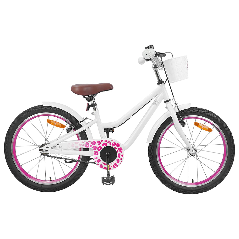 20 Zoll Kinderfahrrad mit Stützrädern Weiß