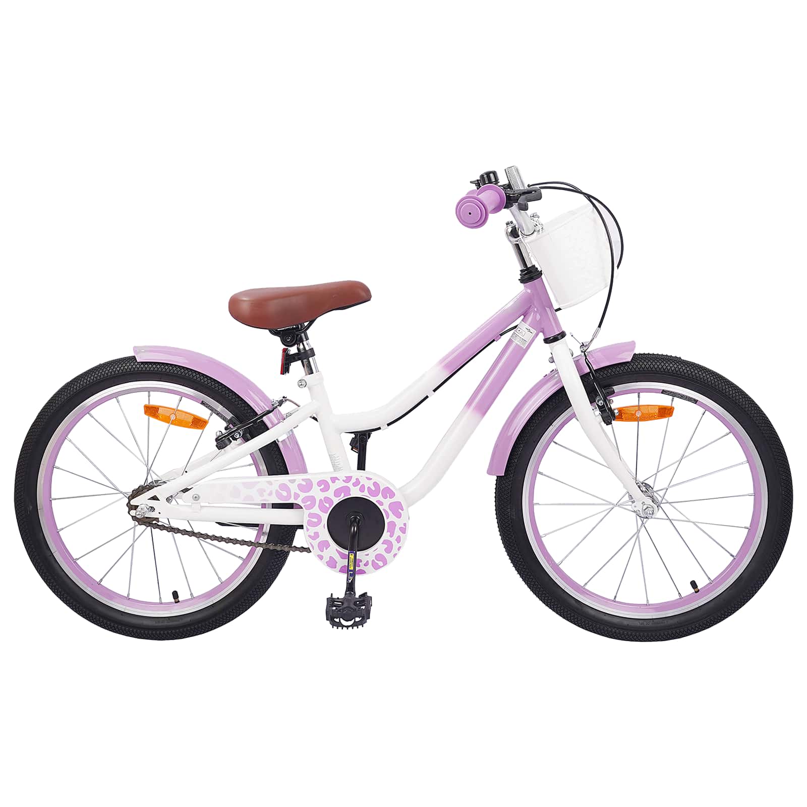 Kinderfahrrad 20 Zoll mit Stützrädern Lila