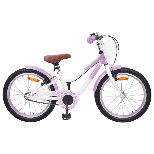 Kinderfahrrad 20 Zoll mit Stützrädern Lila