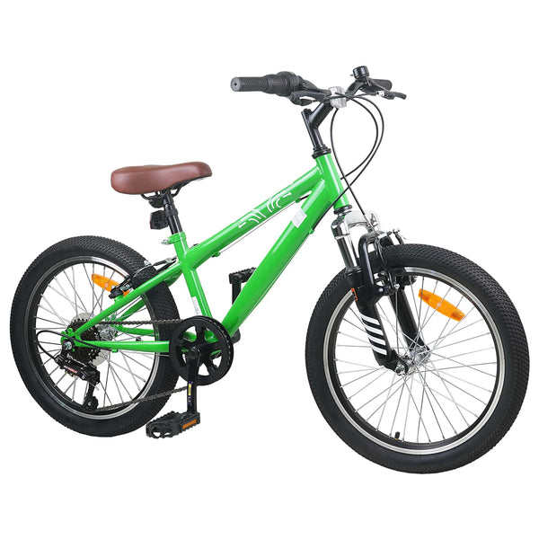 20 Zoll Mountainbike für Kinder 5-8 Jahre - Grün