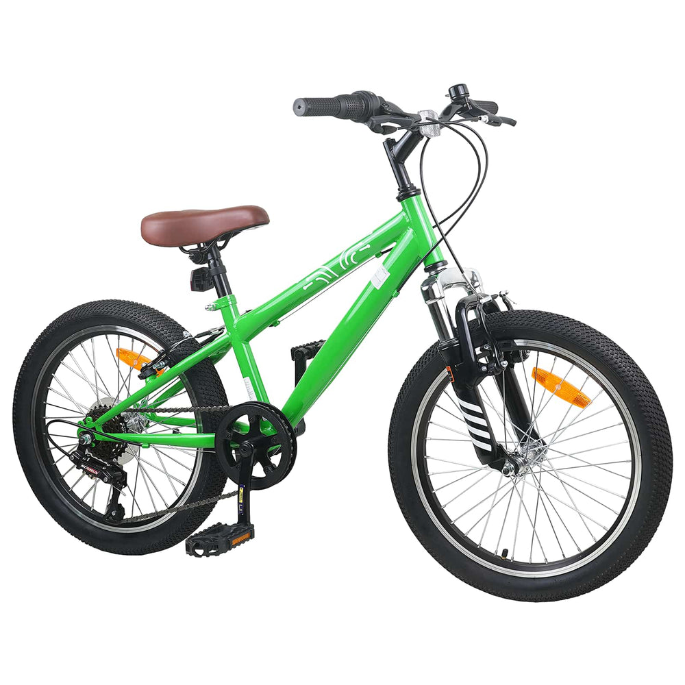24 Zoll Mountainbike Grün für Kinder 8-12 Jahre