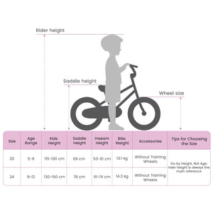 24 Zoll Mountainbike Grün für Kinder 8-12 Jahre