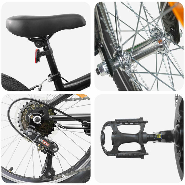 Mountainbike 24 Zoll 6-Gang für Kinder