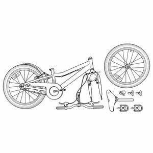 Mountainbike 24 Zoll 6-Gang für Kinder