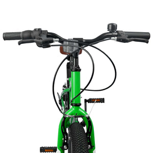 Mountainbike 24 Zoll Grün, 6-Gang für 8-12 Jahre