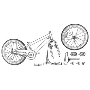 Mountainbike 24 Zoll Grün, 6-Gang für 8-12 Jahre