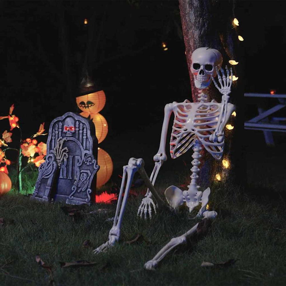 Halloween Skelett Weiß 85cm 2er-Set