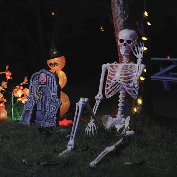 Halloween Skelett Weiß 85cm 2er-Set