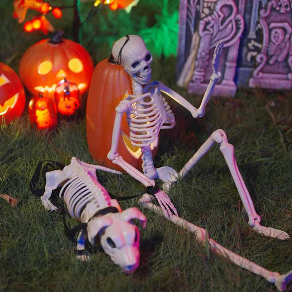 Halloween Deko Skelett 2er Set