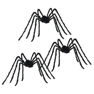 Halloween Spinnen Deko 3er Set - 200cm