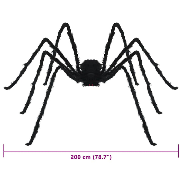 Halloween Spinnen Deko 3er Set - 200cm