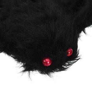 Halloween Spinnen Deko 6er Set, 75cm
