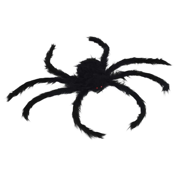 Halloween Spinnen Deko 6er Set, 75cm