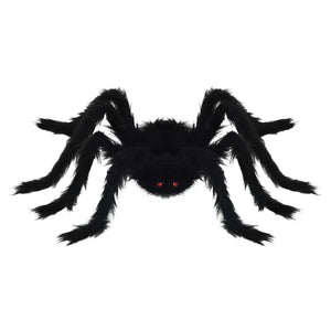 Halloween Spinnen Deko 6er Set, 75cm