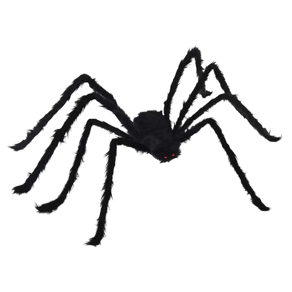 Halloween Spinnendeko mit Netz, 4 Stk