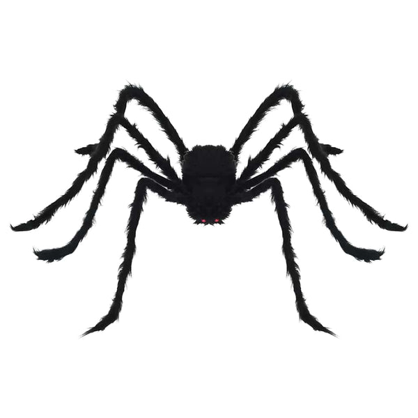 Halloween Spinnendeko mit Netz, 4 Stk