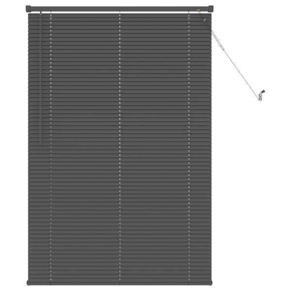 Venetian Jalousie Silber Grau 150x80cm PVC