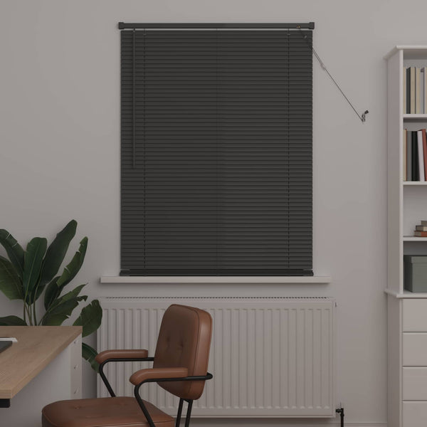 Silber Graue PVC Jalousie 150x90cm