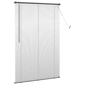 Silber Graue PVC Jalousie 150x90cm
