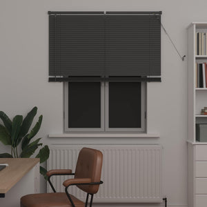 Silber Grau PVC Jalousie 150x110cm