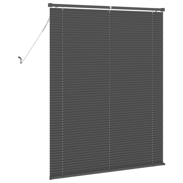 Silber Grau PVC Jalousie 150x110cm