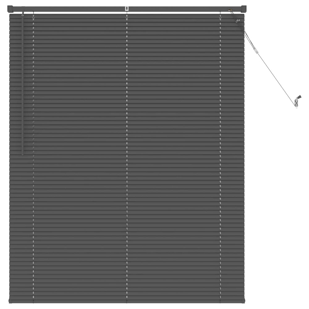 Silber Grau PVC Jalousie 150x110cm