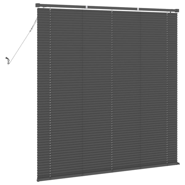 Silber Graue PVC Jalousie 150x160cm