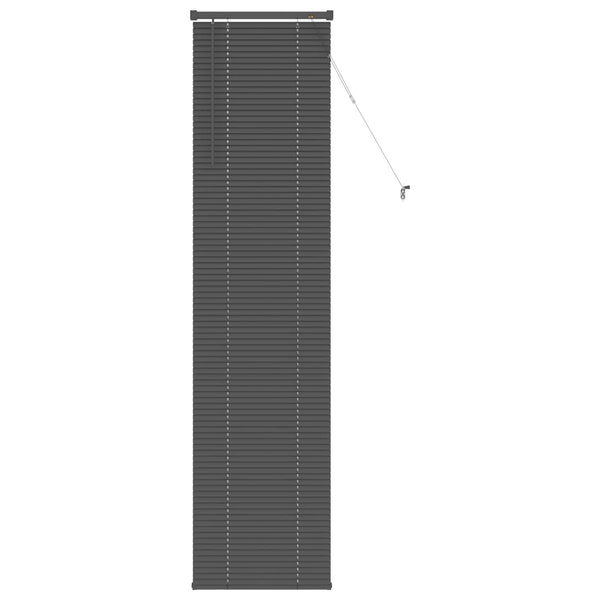 Silber Graue PVC Jalousie 213 x 40 cm
