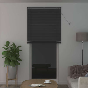 Silber Grau PVC Jalousie 213 x 80 cm