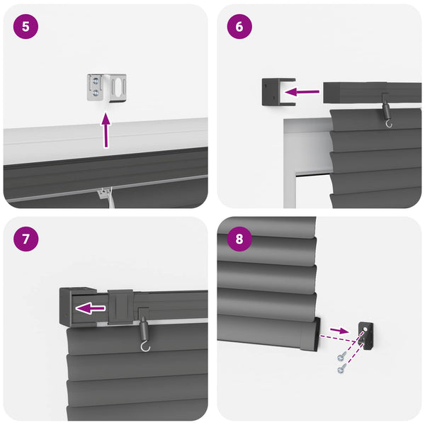 Silber Graue PVC Jalousie 213 x 130 cm
