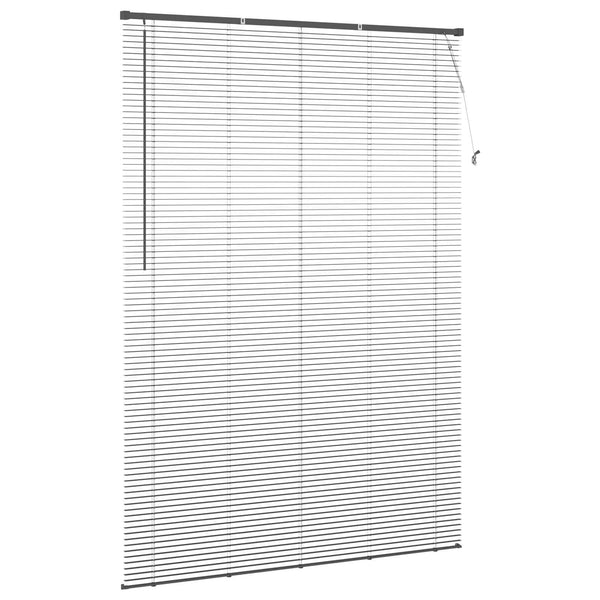 Silber Graue PVC Jalousie 213x140cm