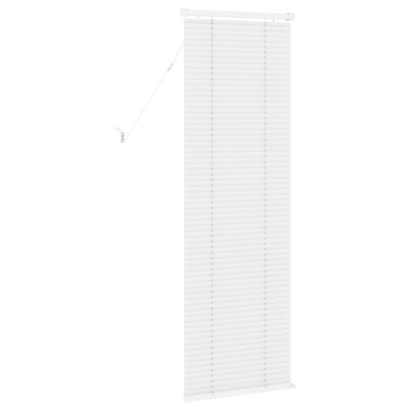 Weiße PVC Jalousie 150 x 40 cm