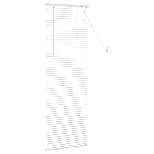 Weiße PVC Jalousie 150 x 60 cm