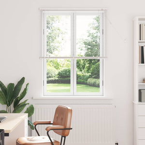 Weiße PVC Jalousie 150 x 70 cm