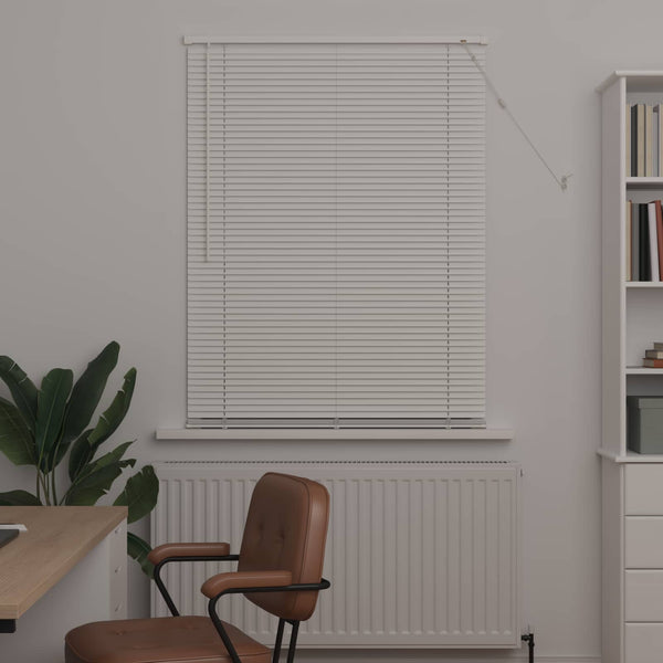 Weiße PVC Jalousie 150 x 70 cm