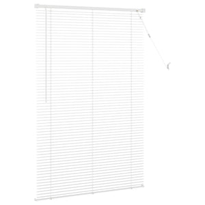 Weiße PVC Jalousie 150 x 70 cm