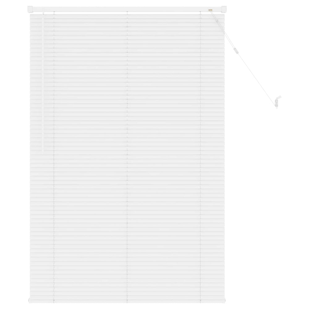 Verstellbare Jalousie Weiß 150x80 cm