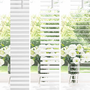 Weiße PVC Jalousie 150 x 90 cm