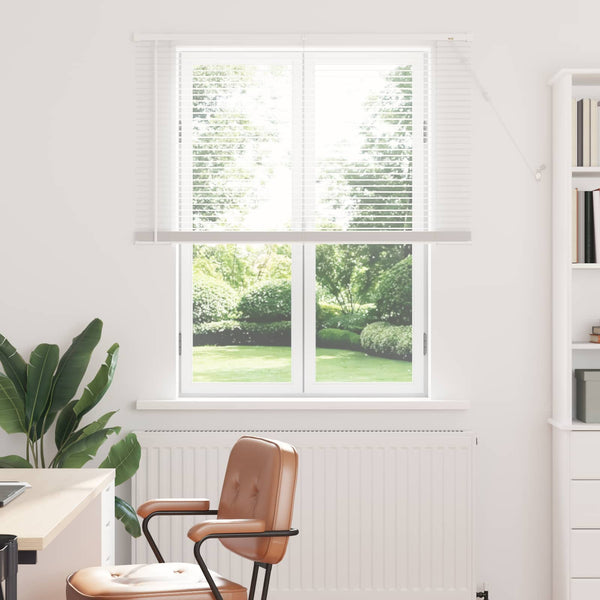 Weiße PVC Jalousie 150 x 110 cm