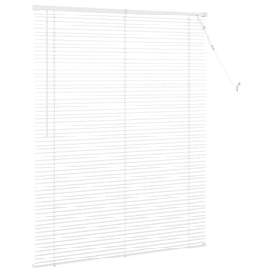 Weiße PVC Jalousie 150 x 110 cm