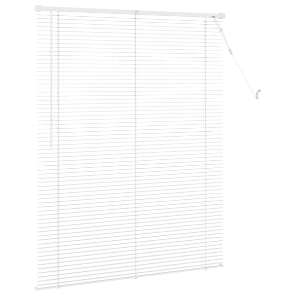 Weiße PVC Jalousie 150 x 110 cm