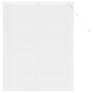 Weiße PVC Jalousie 150 x 110 cm
